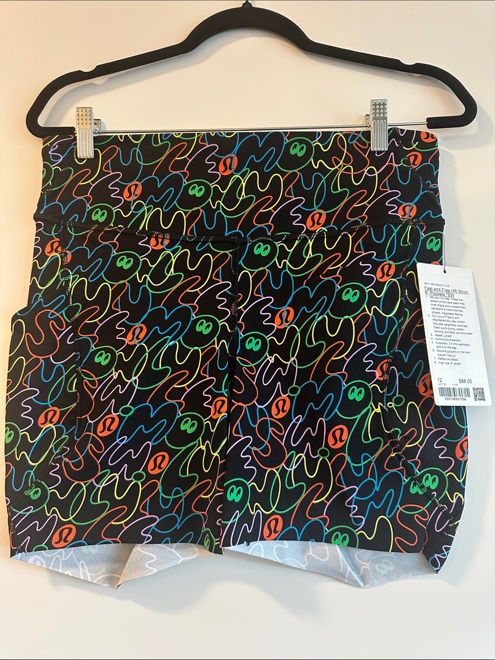 NWT Lululemon Seawheeze Fast and Free Shorts